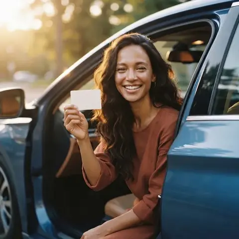 Holding a new driving licence
