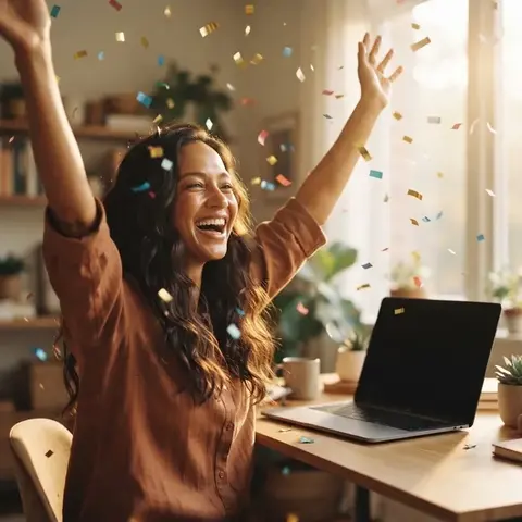 Celebrating being debt free