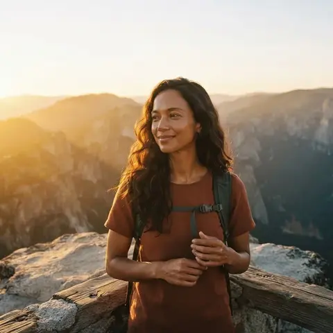 Sunrise hike in Patagonia